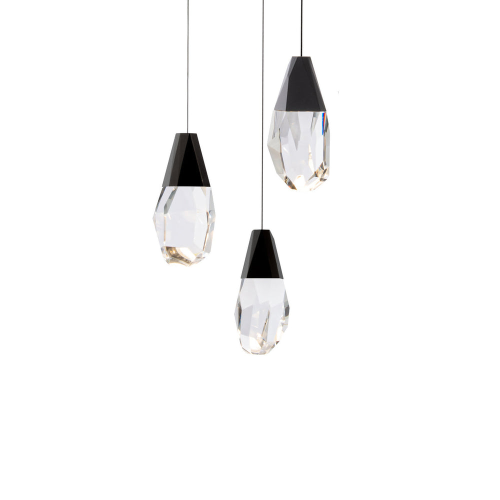 Schonbek Beyond  Martini 23 Light Multi-Light Pendant Pendants Schonbek Beyond Black OPTIC CRYSTAL 