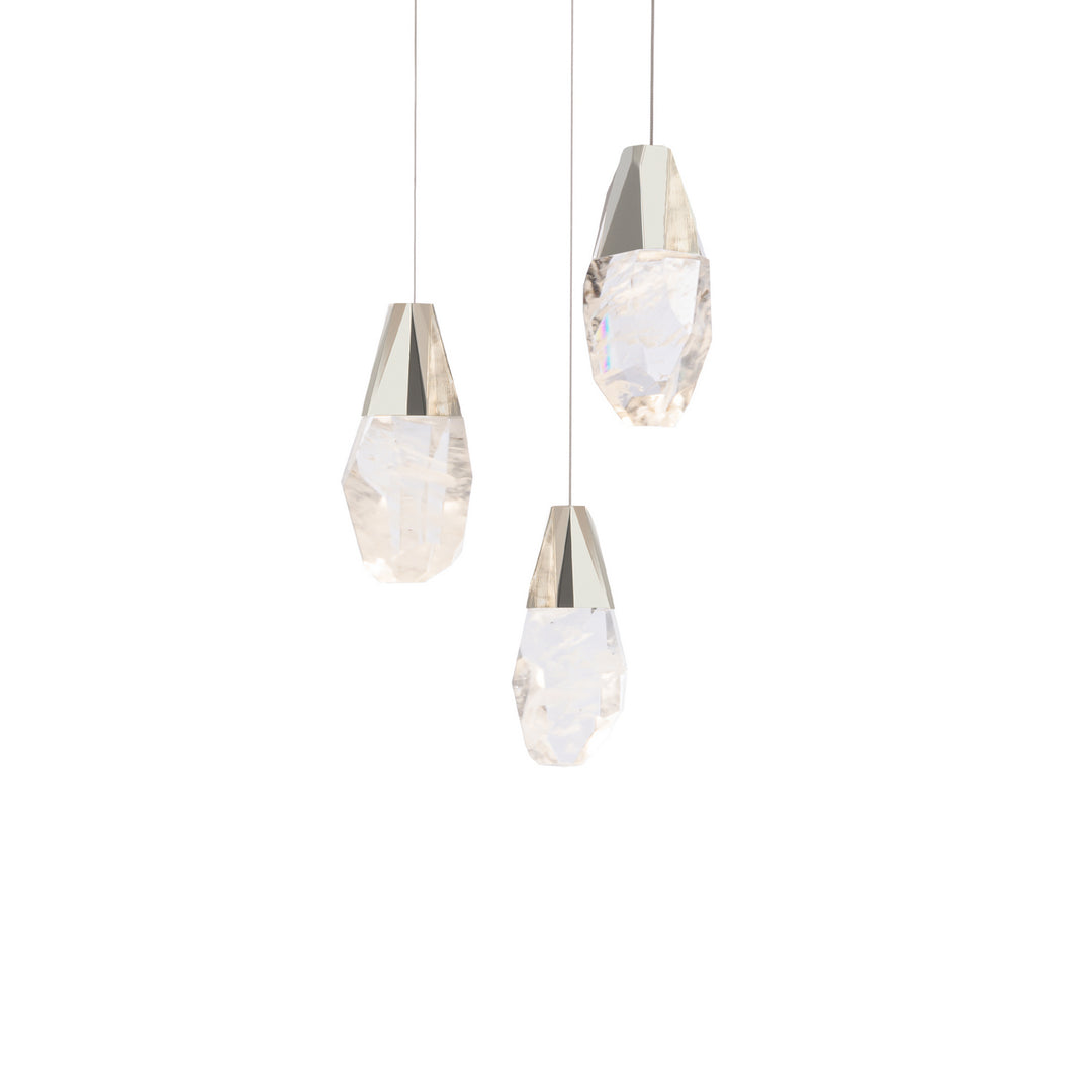 Schonbek Beyond  Martini 13 Light Multi-Light Pendant Pendants Schonbek Beyond Polished Nickel OPTIC HAZE 