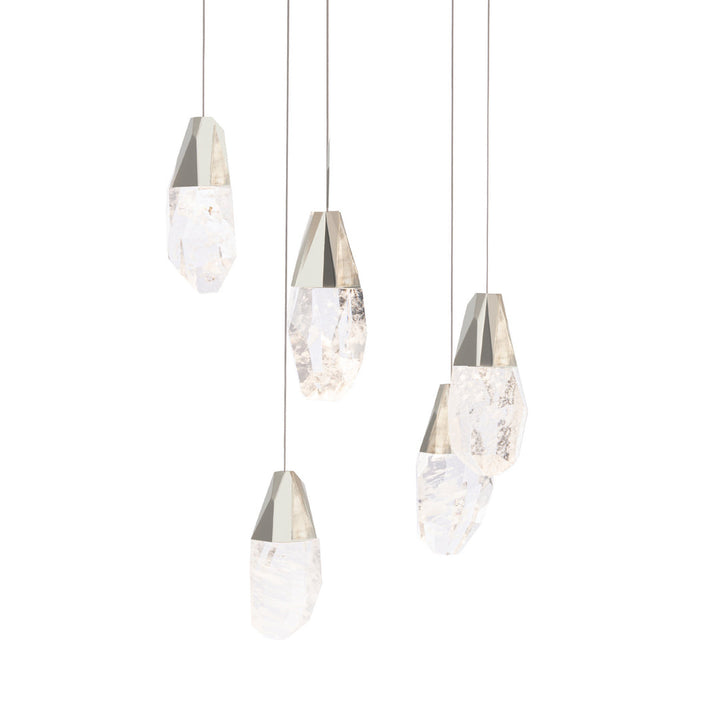 Schonbek Beyond  Martini 15 Light Multi-Light Pendant Pendants Schonbek Beyond Polished Nickel OPTIC HAZE 