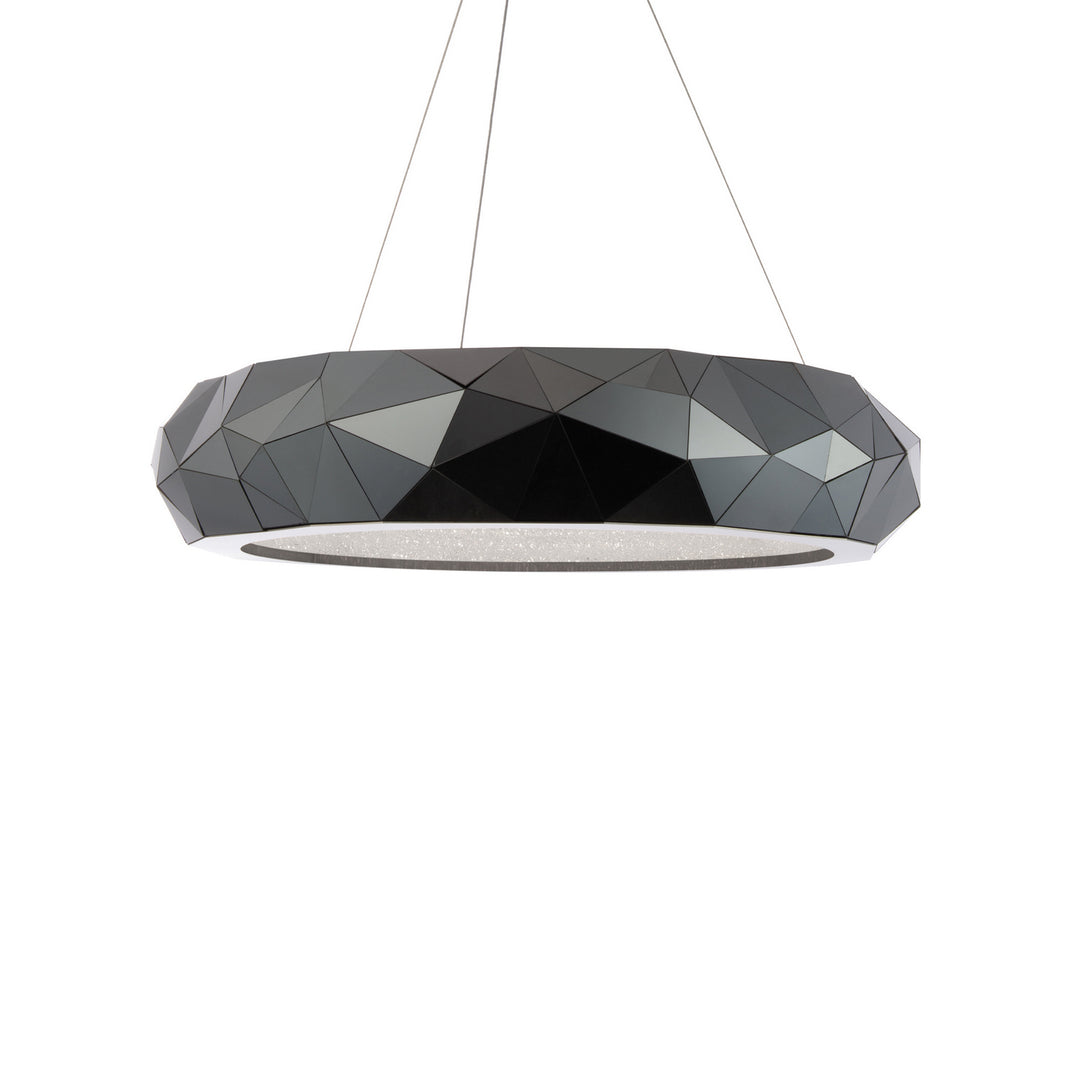 Schonbek Beyond  Mosaic 30in Pendant Pendants Schonbek Beyond Black Stainless Steel RADIANCE 