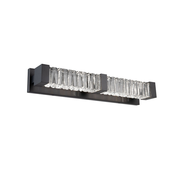 Schonbek Beyond  Guild 26in Bath Vanity & Wall Light Vanity Lights Schonbek Beyond Black OPTIC CRYSTAL 