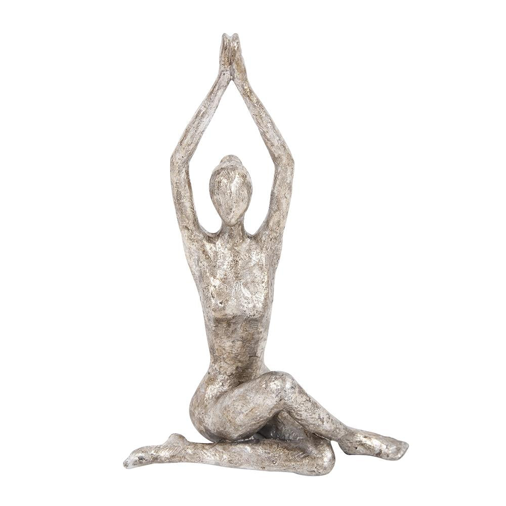 Howard Elliott Collection Seated Twist Yoga Pose Statue Decorative Accents Howard Elliott Collection   