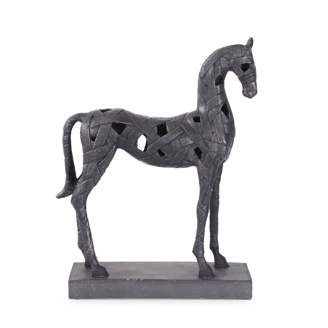 Howard Elliott Collection Black STallion in Polyresin Decorative Accents Howard Elliott Collection   