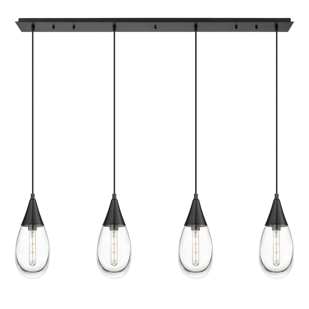 Innovations Lighting Malone 6" Linear Pendant - Matte Black Pendants Innovations Lighting   