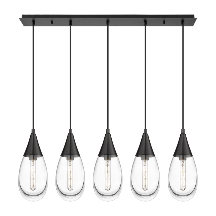 Innovations Lighting Malone 6" Linear Pendant - Matte Black Pendants Innovations Lighting   