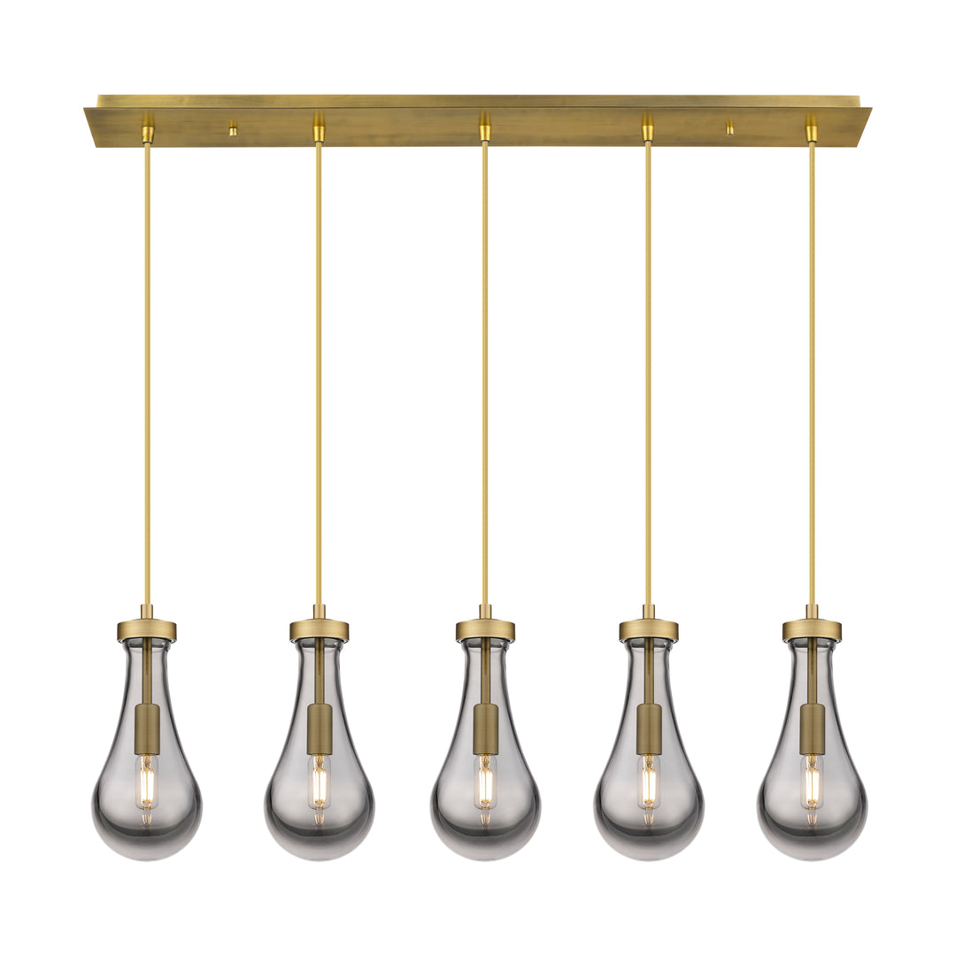 Innovations Lighting Owego 5" Linear Pendant - Brushed Brass