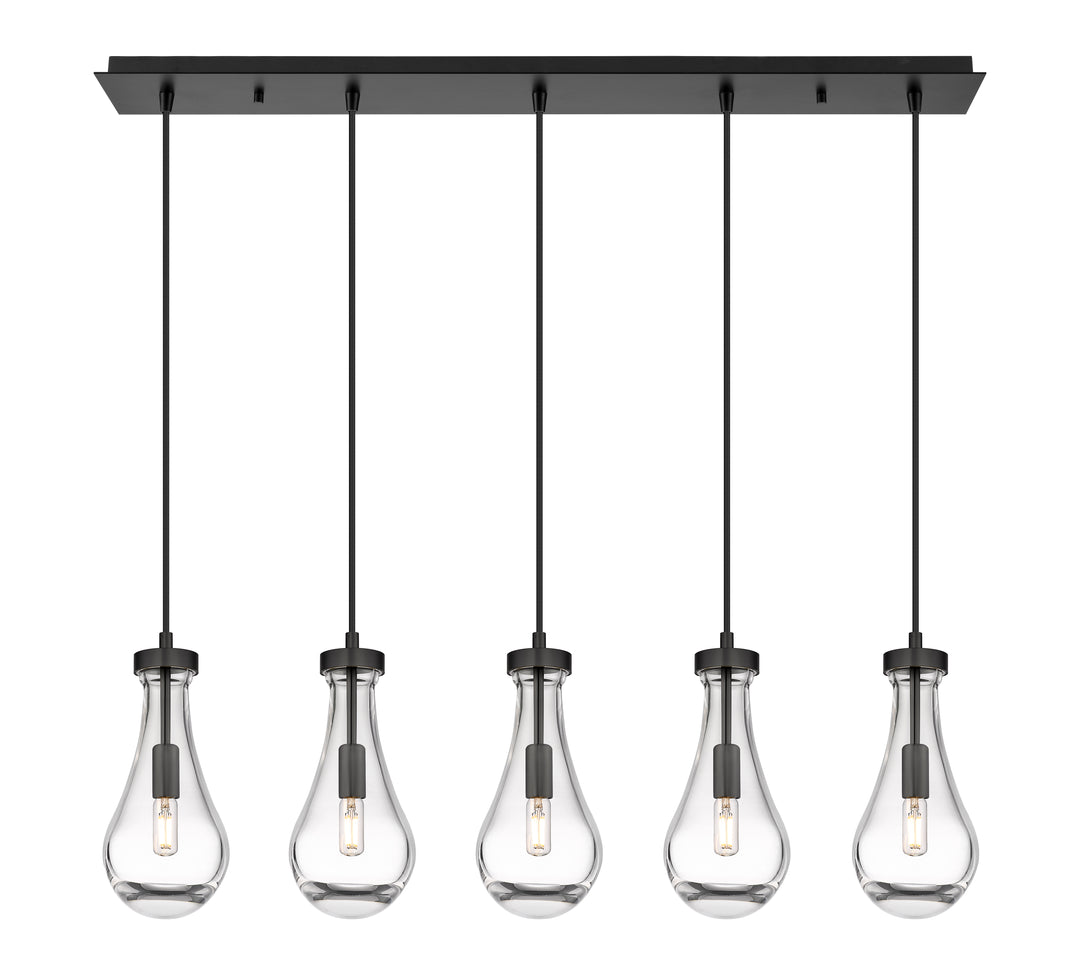 Innovations Lighting Owego 5" Linear Pendant - Matte Black