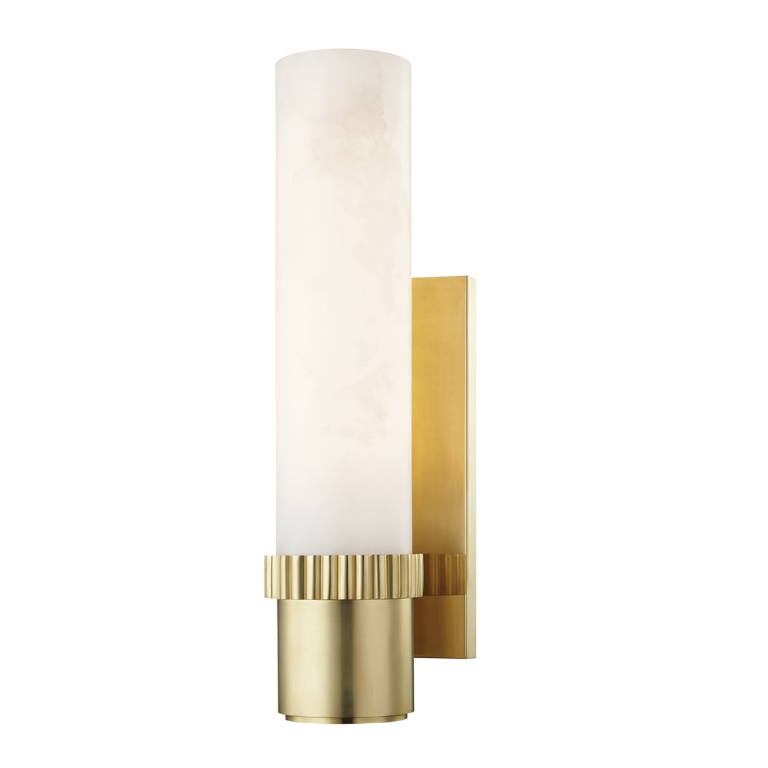 Hudson Valley Lighting Argon Wall Sconce Wall Sconces Hudson Valley Lighting Aged Brass  