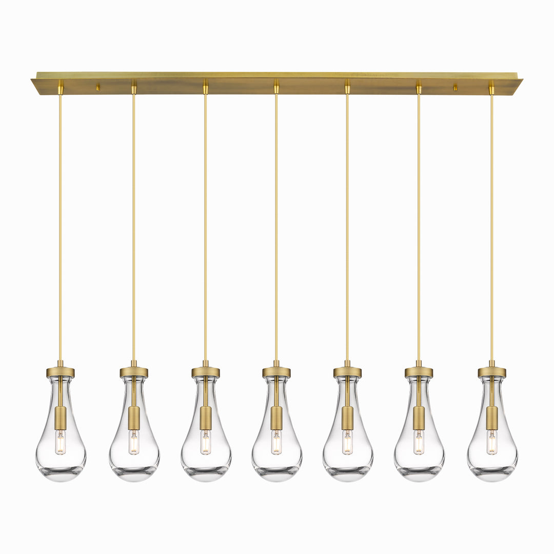 Innovations Lighting Owego 5" Linear Pendant - Brushed Brass