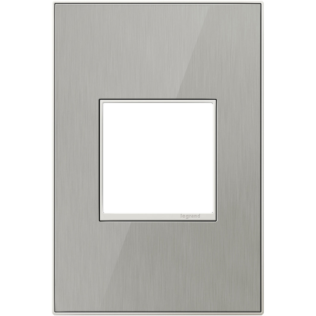 Legrand Brushed Stainless Wall Plate