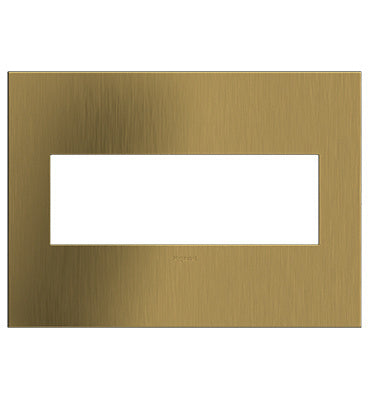 Legrand Brushed Satin Brass Wall Plate