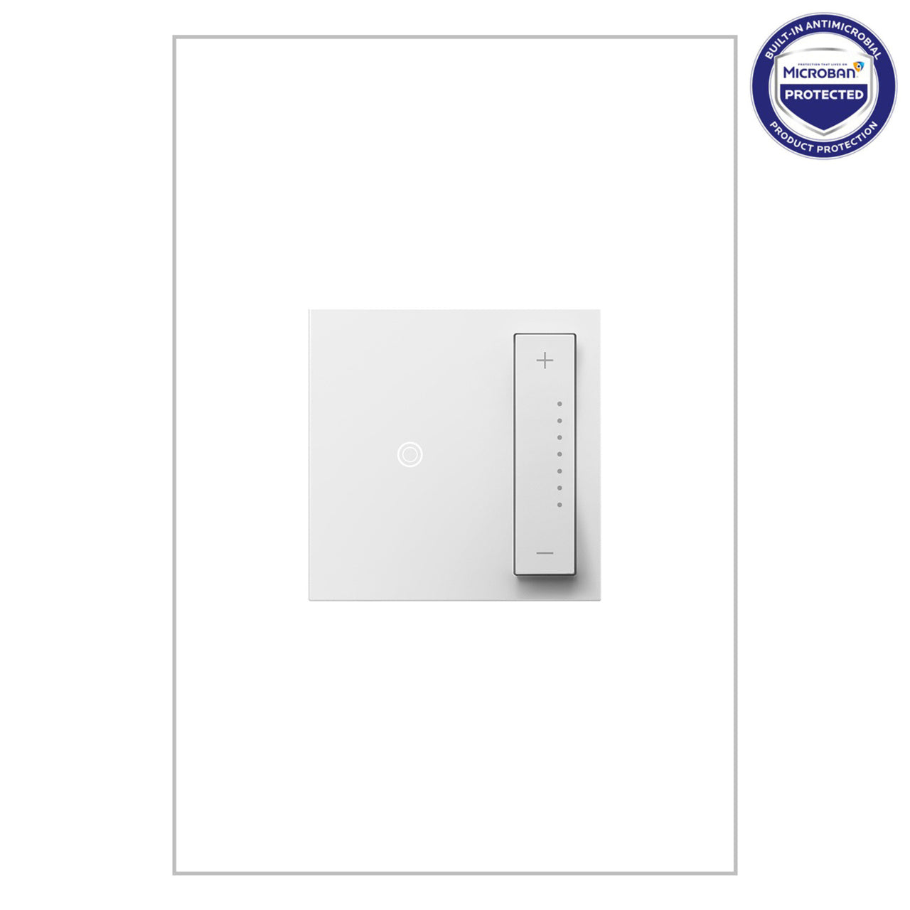 Legrand sofTap Dimmer, 700W (Incandescent, Halogen, MLV, Fluorescent, ELV, CFL, LED) Lighting Controls Legrand White  