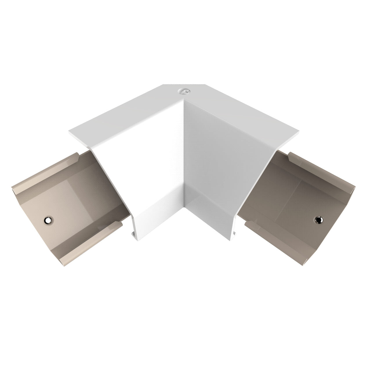 Legrand Modular Track Corner Connector Lighting Controls Legrand White  