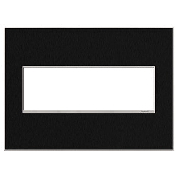 Legrand Black Stainless Wall Plate