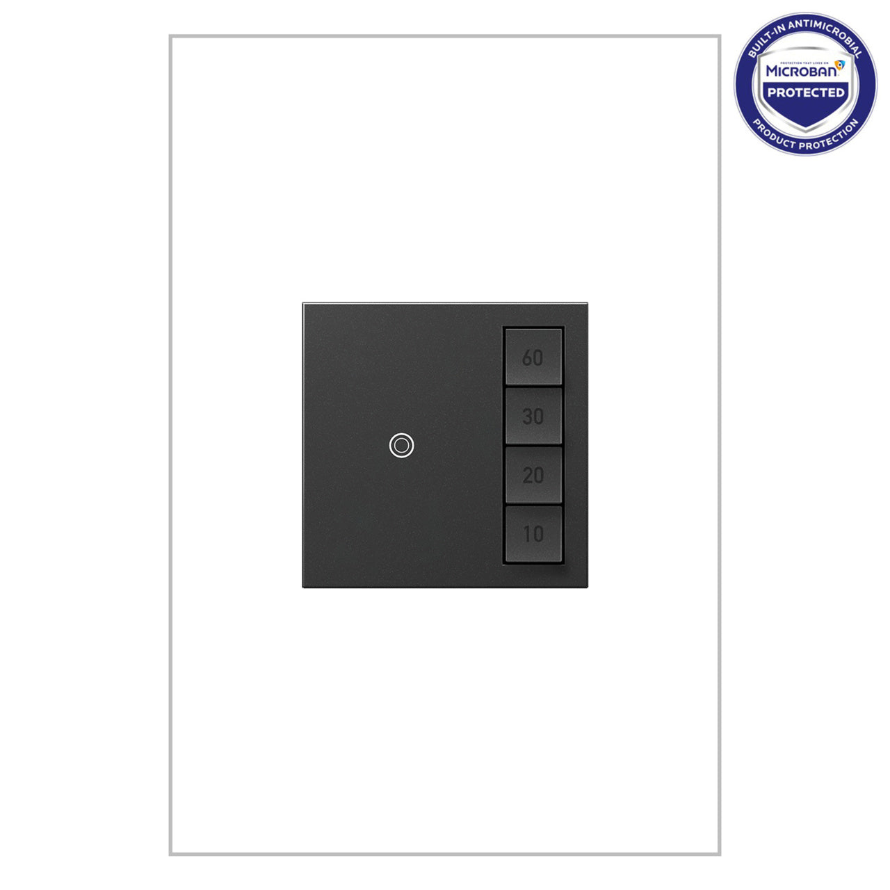 Legrand Manual-ON/Timed-OFF SensaSwitch Lighting Controls Legrand Graphite  