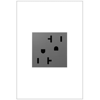 Legrand Tamper-Resistant Outlet, 20A Lighting Controls Legrand Magnesium  