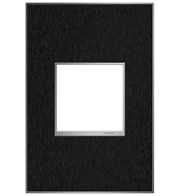 Legrand Black Stainless Wall Plate