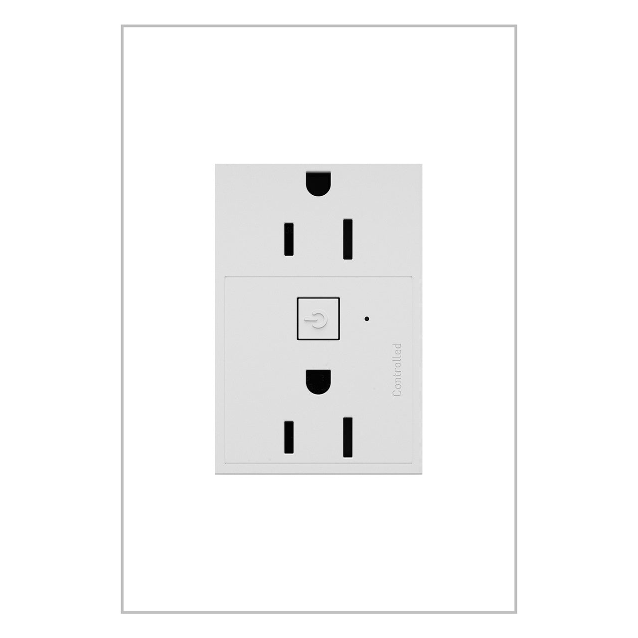 adorne® Smart 15A Outlet with Netatmo, Plus-Size, Lighting Controls Legrand White  