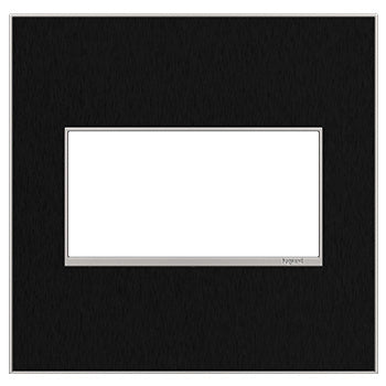 Legrand Black Stainless Wall Plate