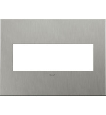 Legrand Brushed Stainless Steel Wall Plate