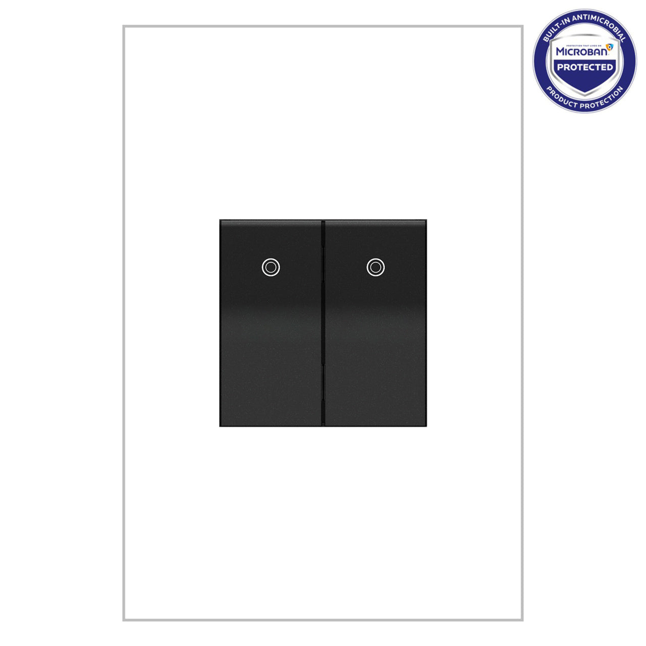 Legrand Paddle Switch, Half-Size, 15A Lighting Controls Legrand Graphite  