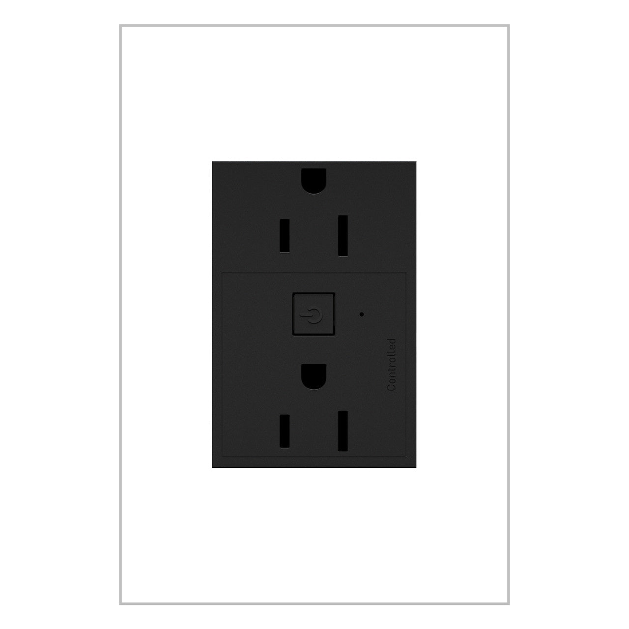 adorne® Smart 15A Outlet with Netatmo, Plus-Size, Lighting Controls Legrand Graphite  