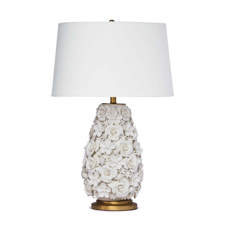 Regina Andrew  Alice Porcelain Flower Table Lamp Table Lamps Regina Andrew   