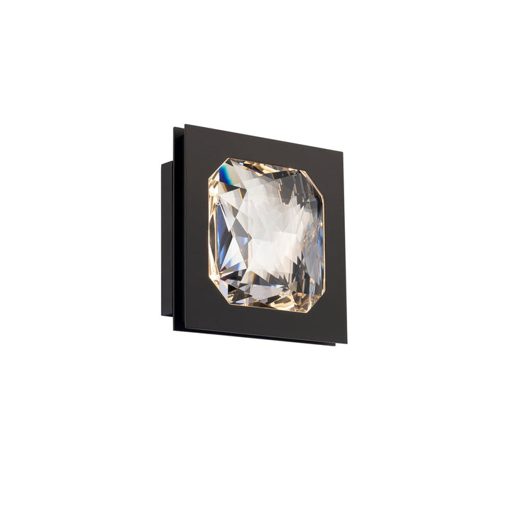 Schonbek Beyond  Enchante 10in Flush Mount Ceiling Flush Mounts Schonbek Beyond Black OPTIC CRYSTAL 