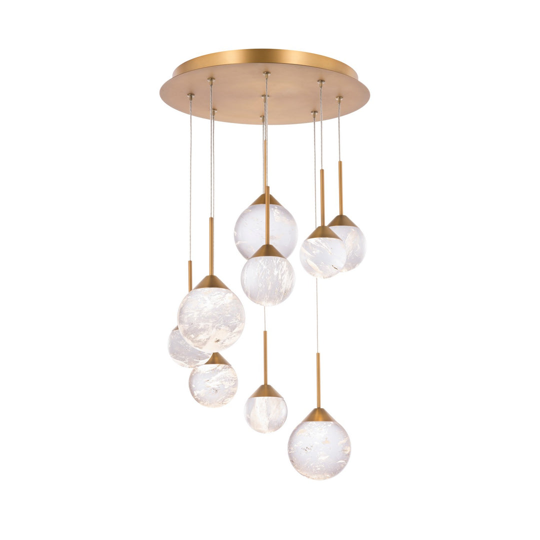 Schonbek Beyond Quest 9 Light Multi-Light Pendant