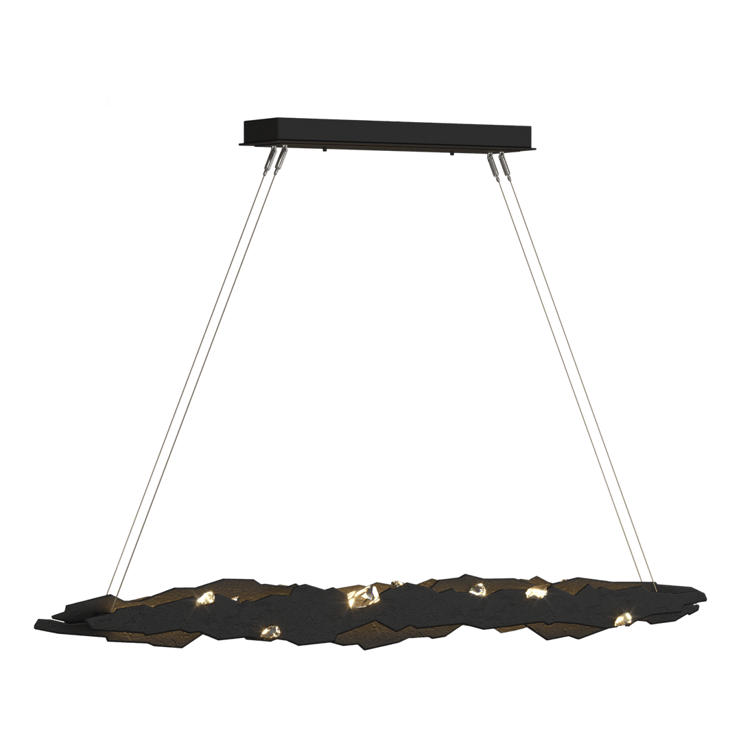 Trove LED Pendant Pendants Hubbardton Forge Black 52.6x5.9x4.7 