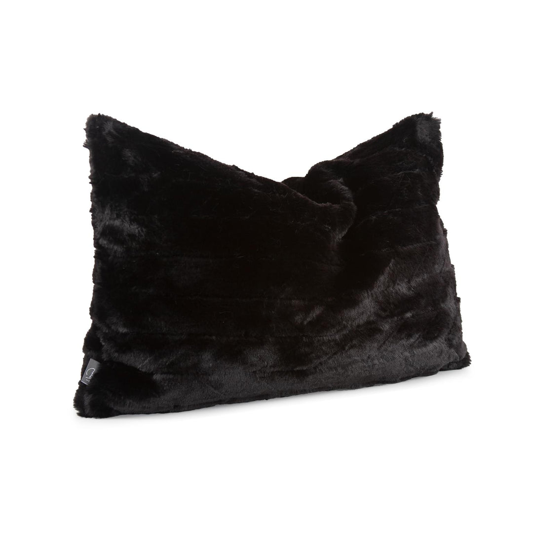 Howard Elliott Collection Pillow 14 x 22 Angora Ebony - Down Insert