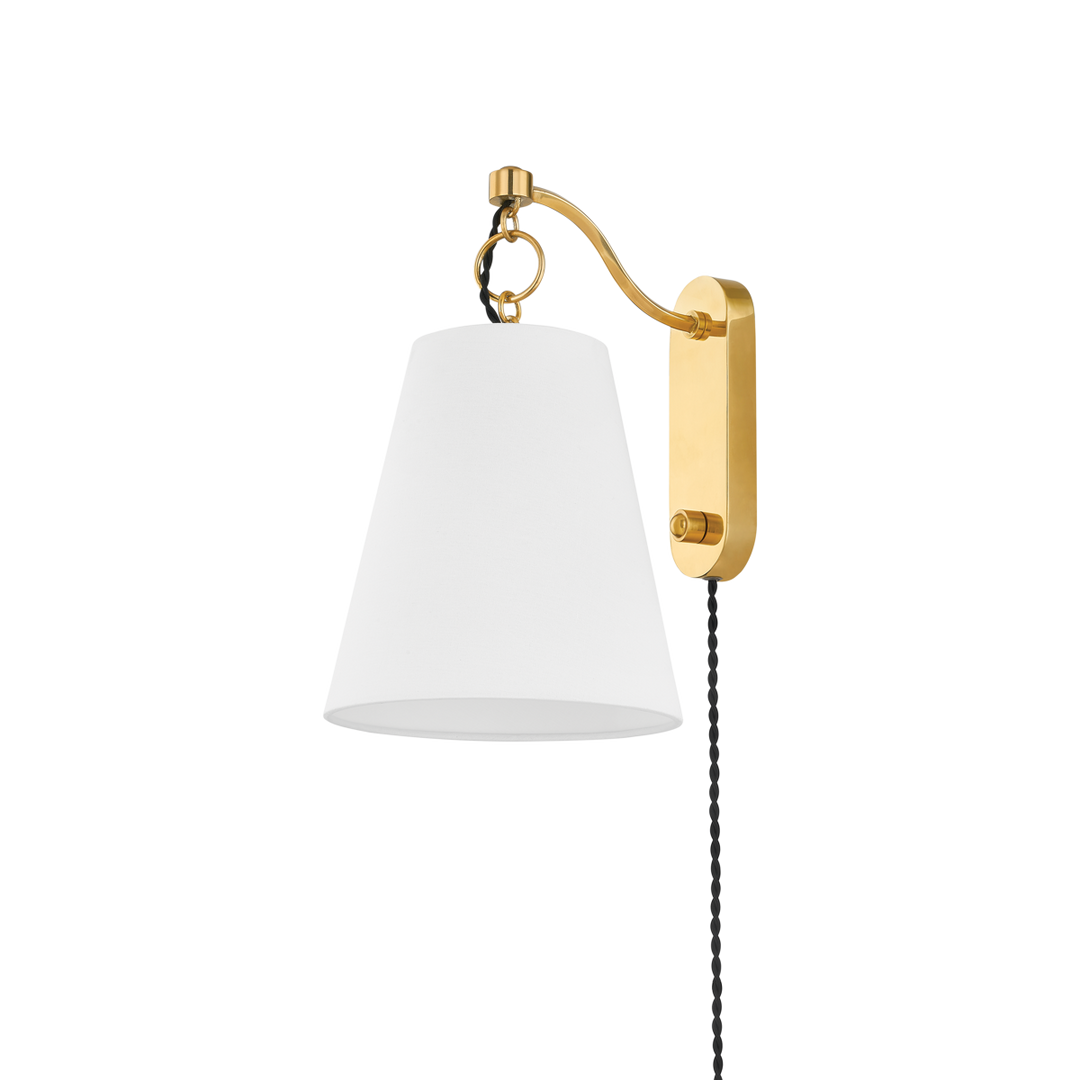 Hudson Valley Lighting JOAN Plug-in Sconce Wall Sconces Hudson Valley Lighting   