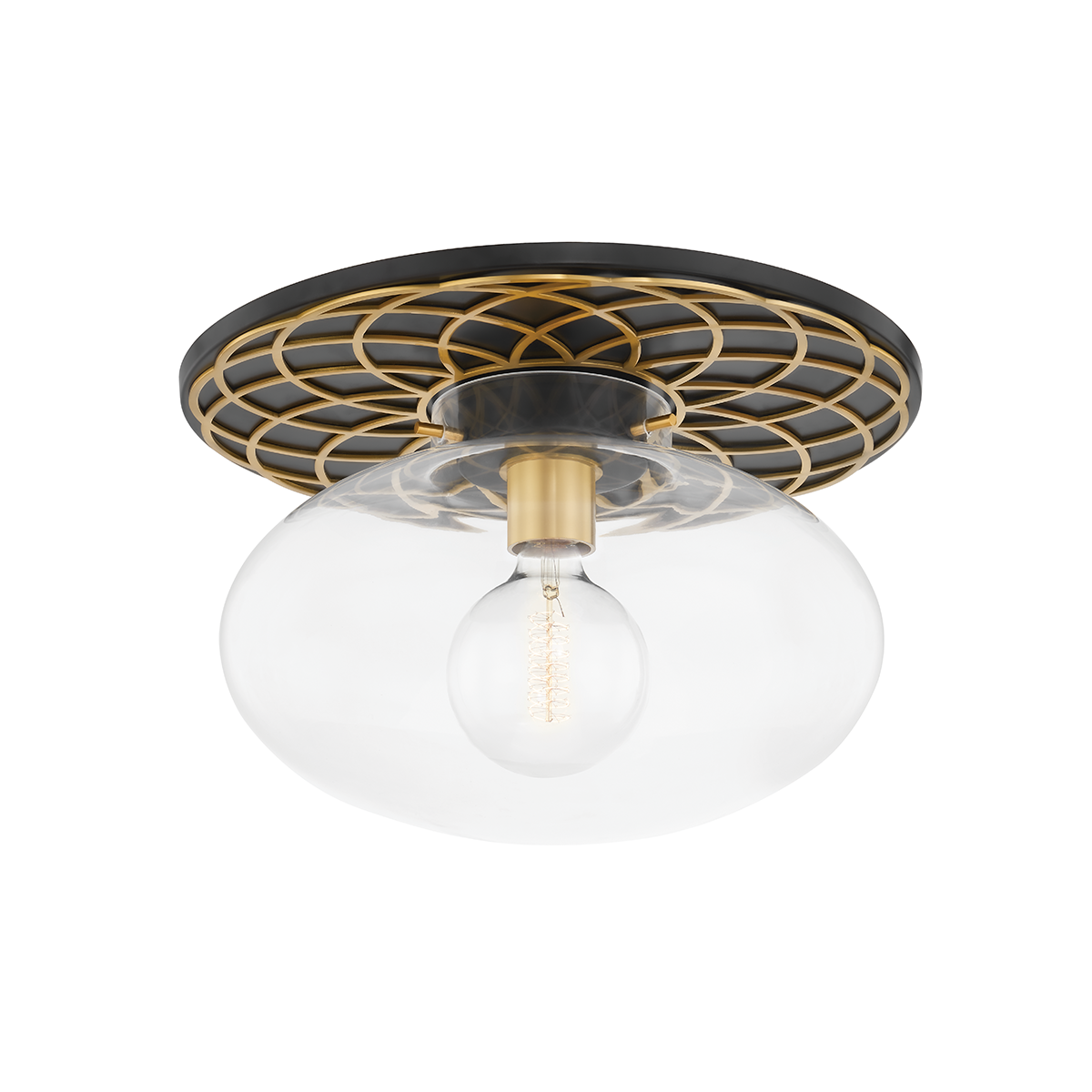 Hudson Valley Lighting New Paltz Semi Flush Semi Flush Hudson Valley Lighting Aged Old Bronze  