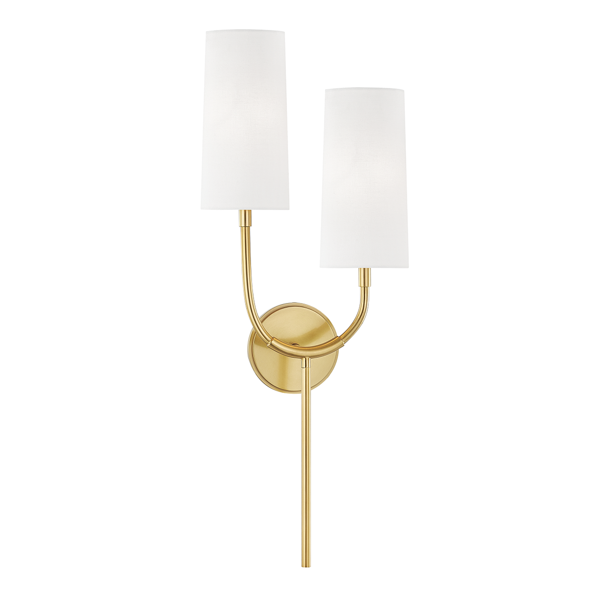 Hudson Valley Lighting Vesper Wall Sconce Sconce Hudson Valley Lighting Aged Brass  