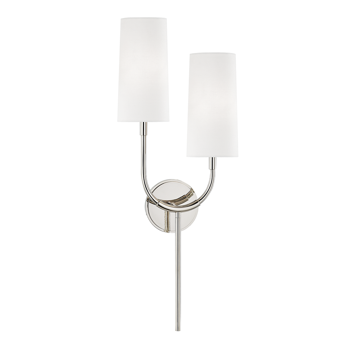 Hudson Valley Lighting Vesper Wall Sconce Sconce Hudson Valley Lighting Polished Nickel  