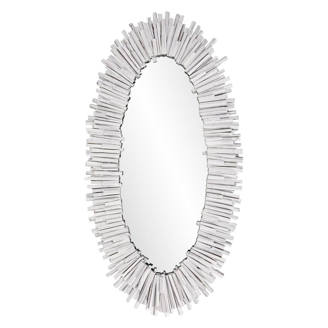 Howard Elliott Collection Durango White Mirror Mirrors Howard Elliott Collection   