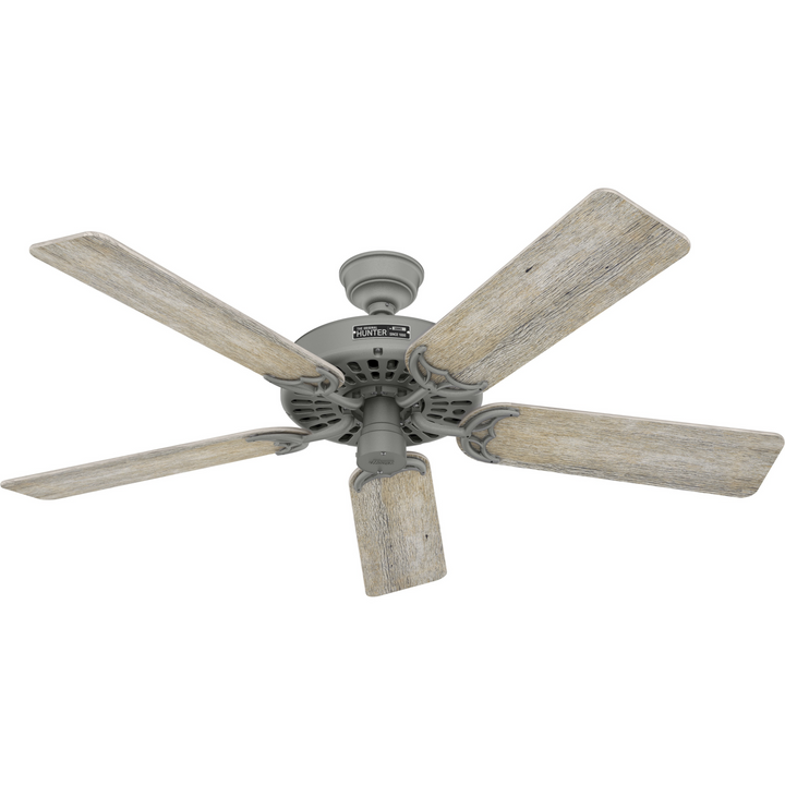 Hunter 52 inch Hunter Original Damp Rated Ceiling Fan and Pull Chain Indoor Ceiling Fans Hunter   