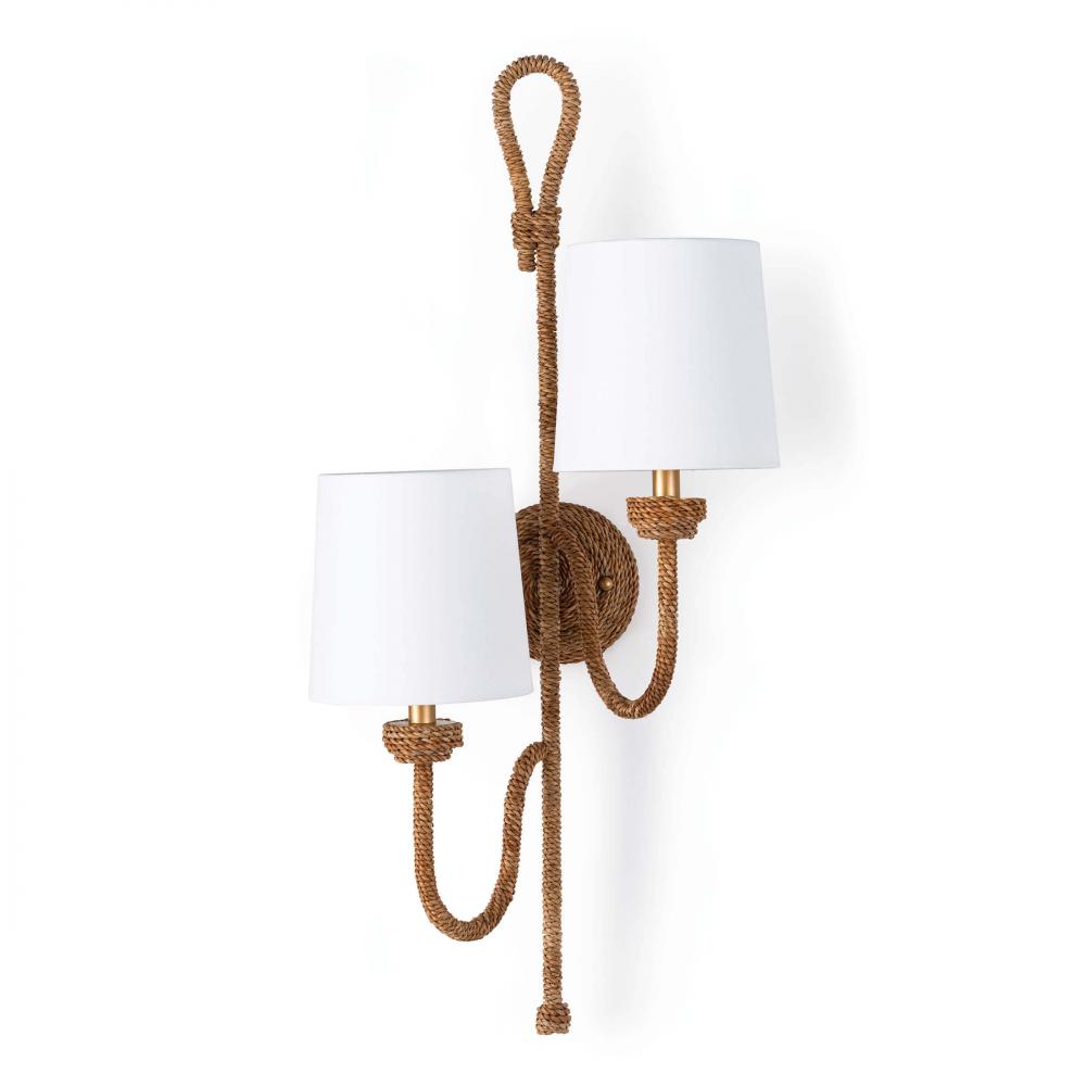 Regina Andrew Coastal Living Bimini Sconce Double