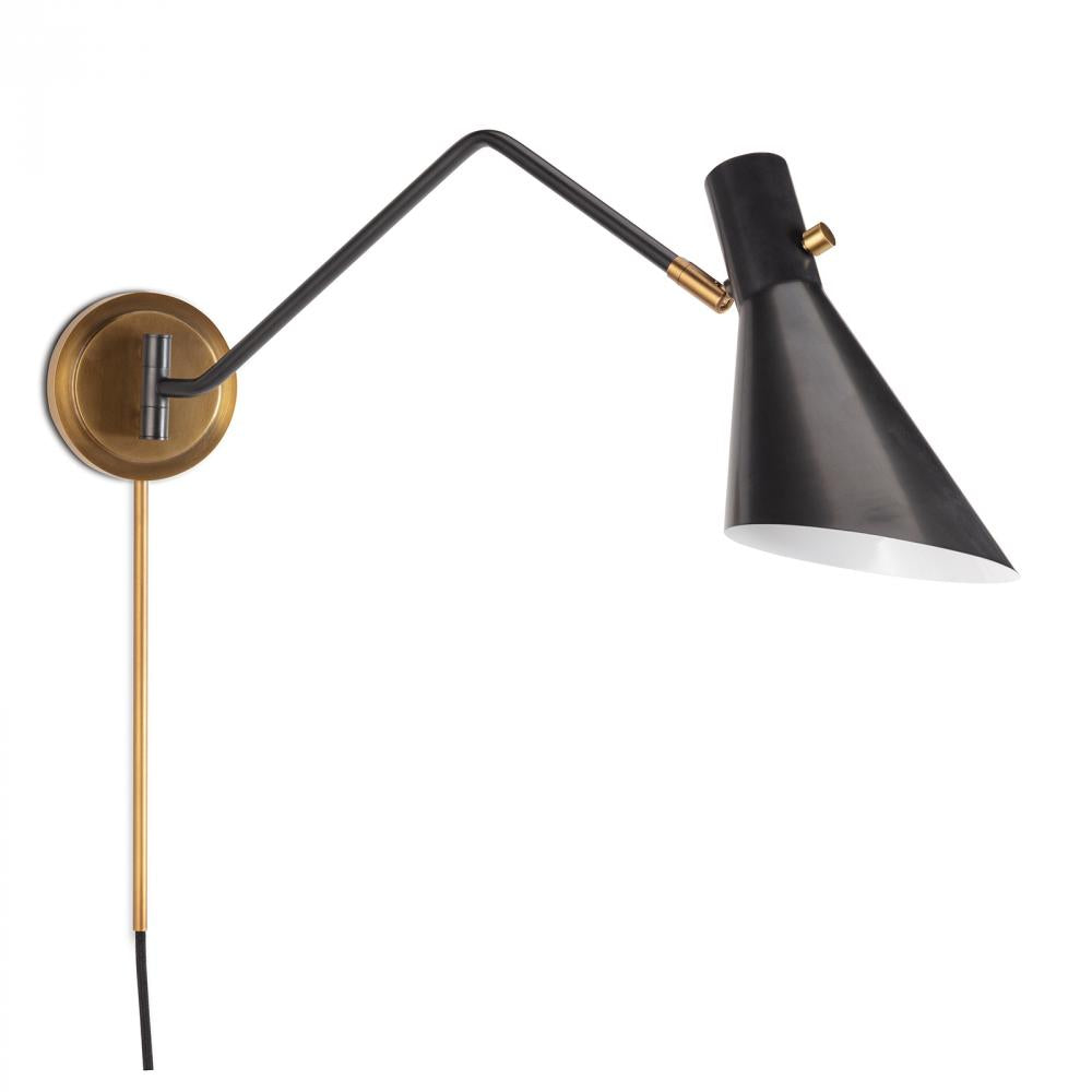 Regina Andrew Spyder Single Arm Sconce Wall Light Fixtures Regina Andrew   