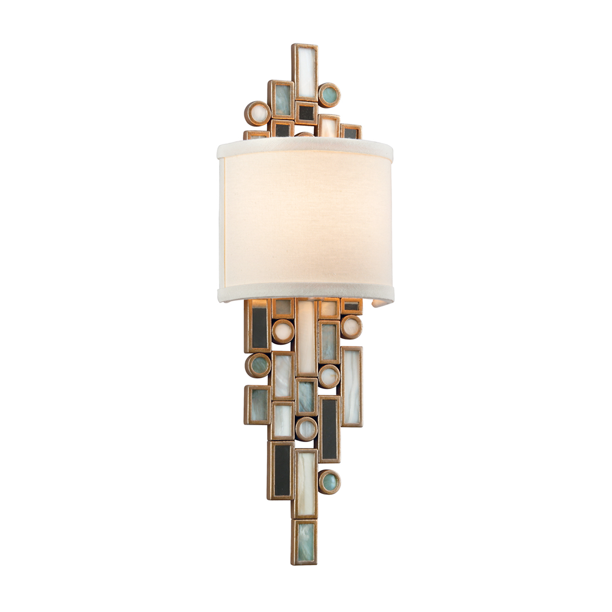 Corbett Lighting Dolcetti Wall Sconce Wall Sconce Corbett DOLCETTI SILVER 6x18.5 