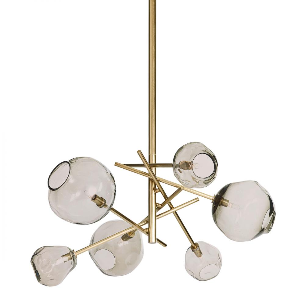 Regina Andrew Molten Chandelier With Clear Glass