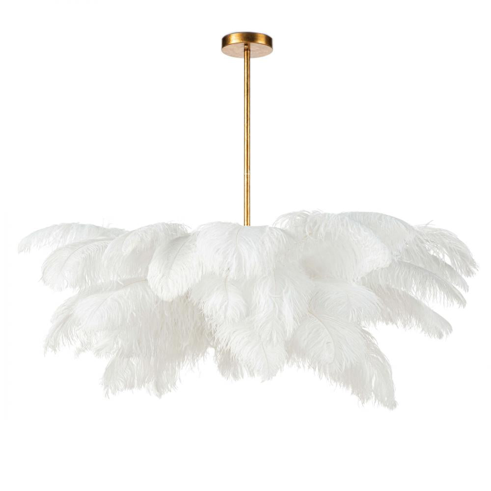 Regina Andrew Josephine Feather Chandelier Chandeliers Regina Andrew   