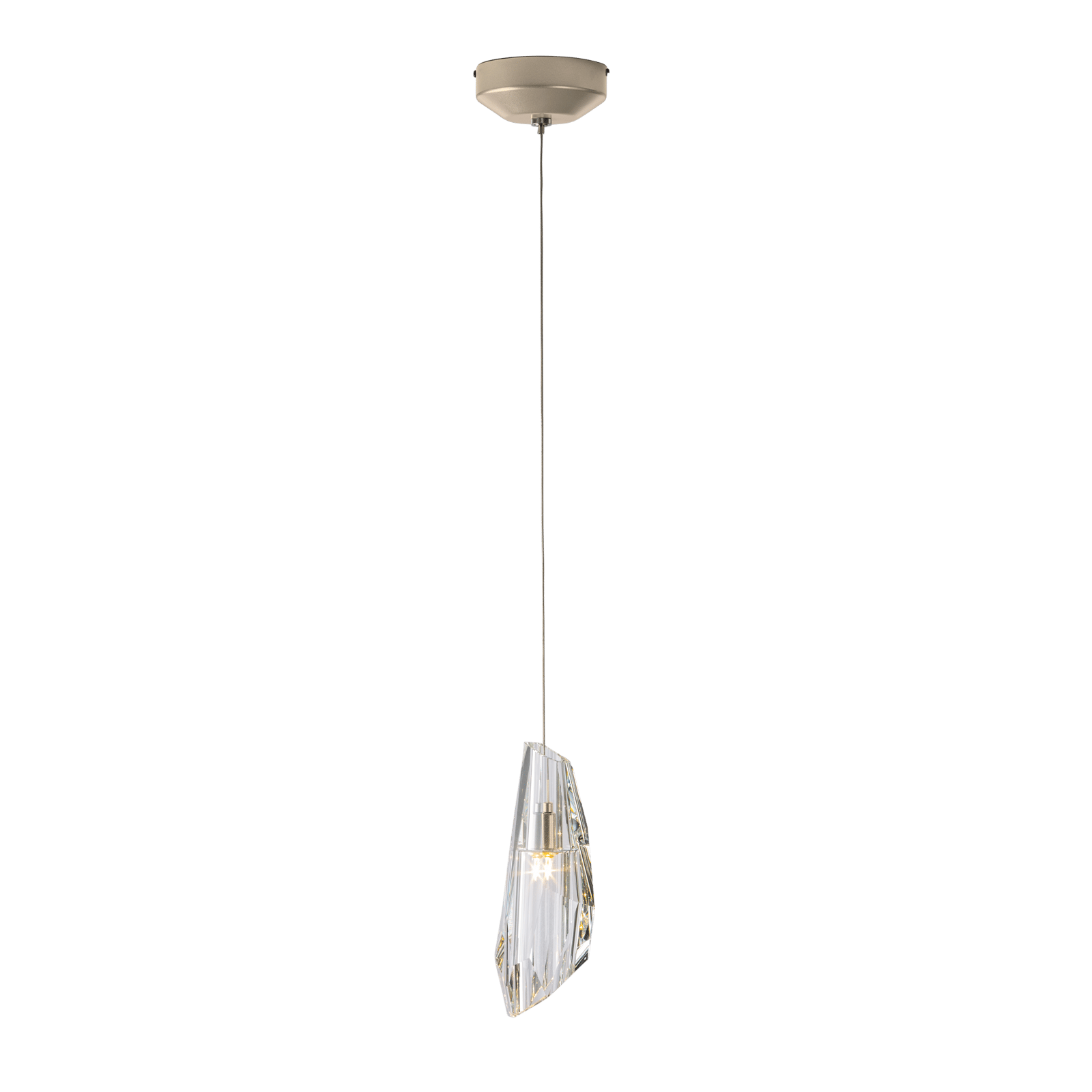 Luma Mini Pendant Mini Pendant Hubbardton Forge Vintage Platinum 4x4x11.6 