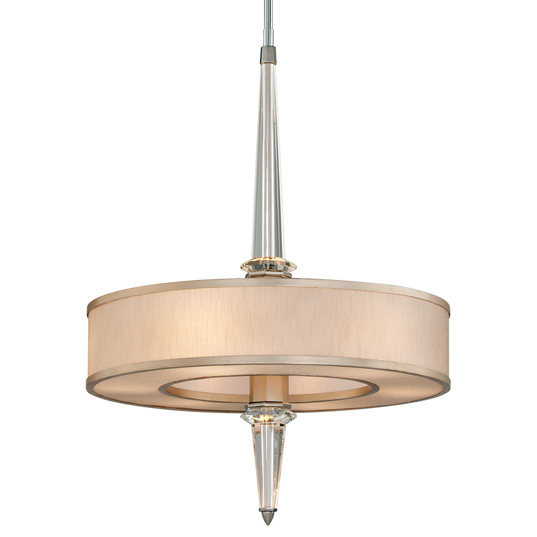 Corbett Lighting Harlow Pendant Chandeliers Corbett WARM SILVER LEAF 26.25x35.75 