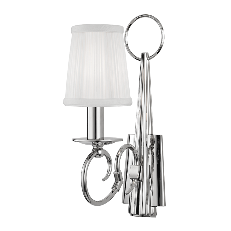 Hudson Valley Lighting Caldwell Wall Sconce Sconce Hudson Valley Lighting Polished Nickel  