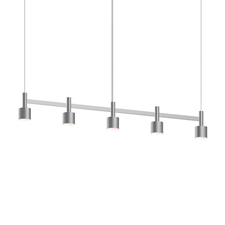 Sonneman Systema Staccato 5-Light Linear Pendant w/Drum Shades