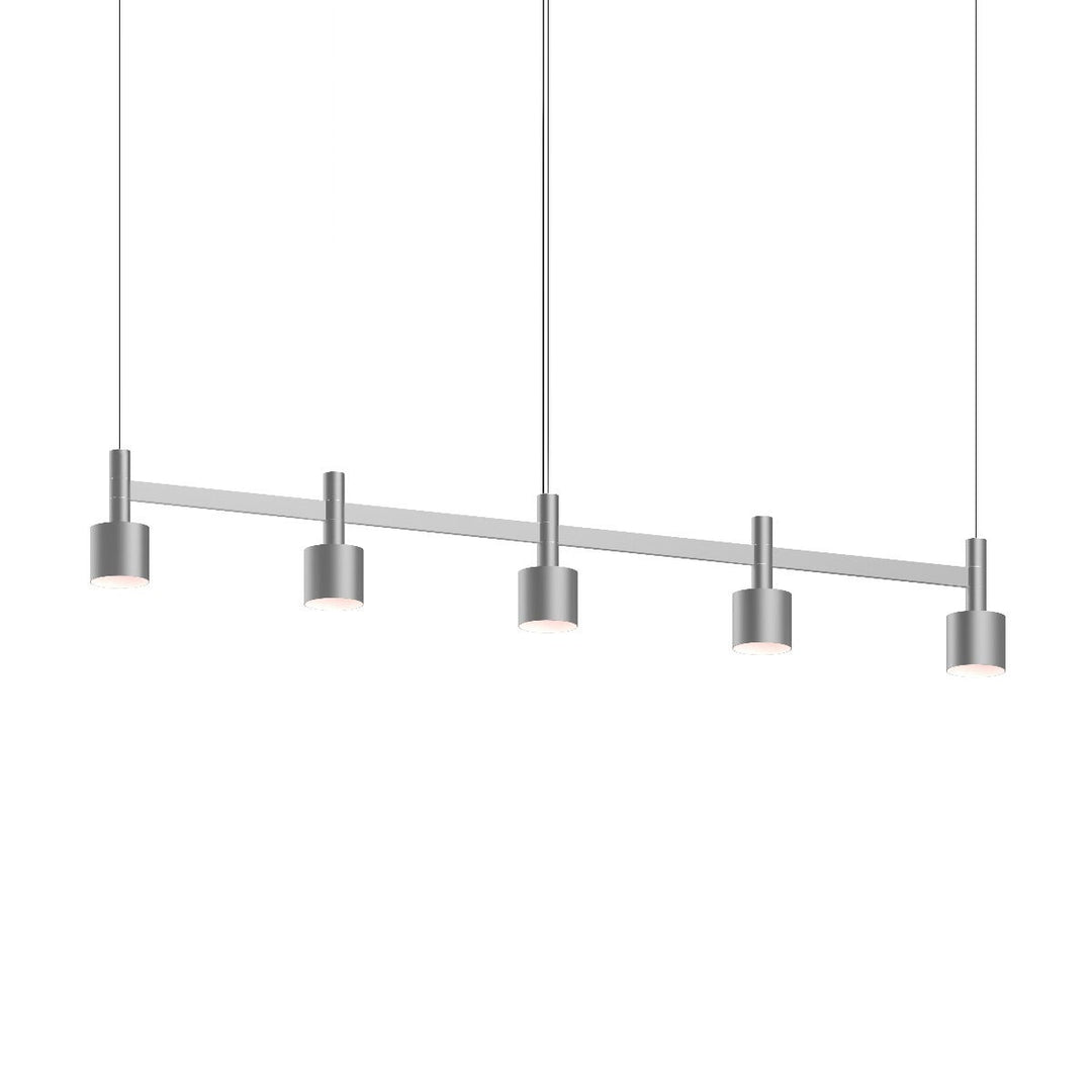 Sonneman Systema Staccato 5-Light Linear Pendant w/Drum Shades