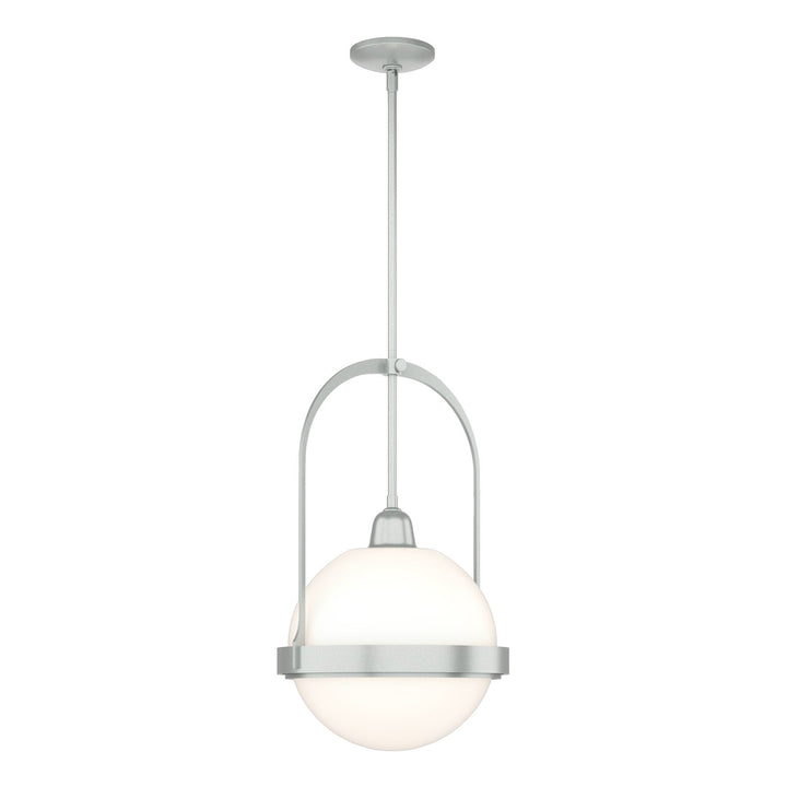 Atlas Pendant Mini-Pendants Hubbardton Forge Vintage Platinum 13.9x13.4x27.2 Opal Glass (GG)