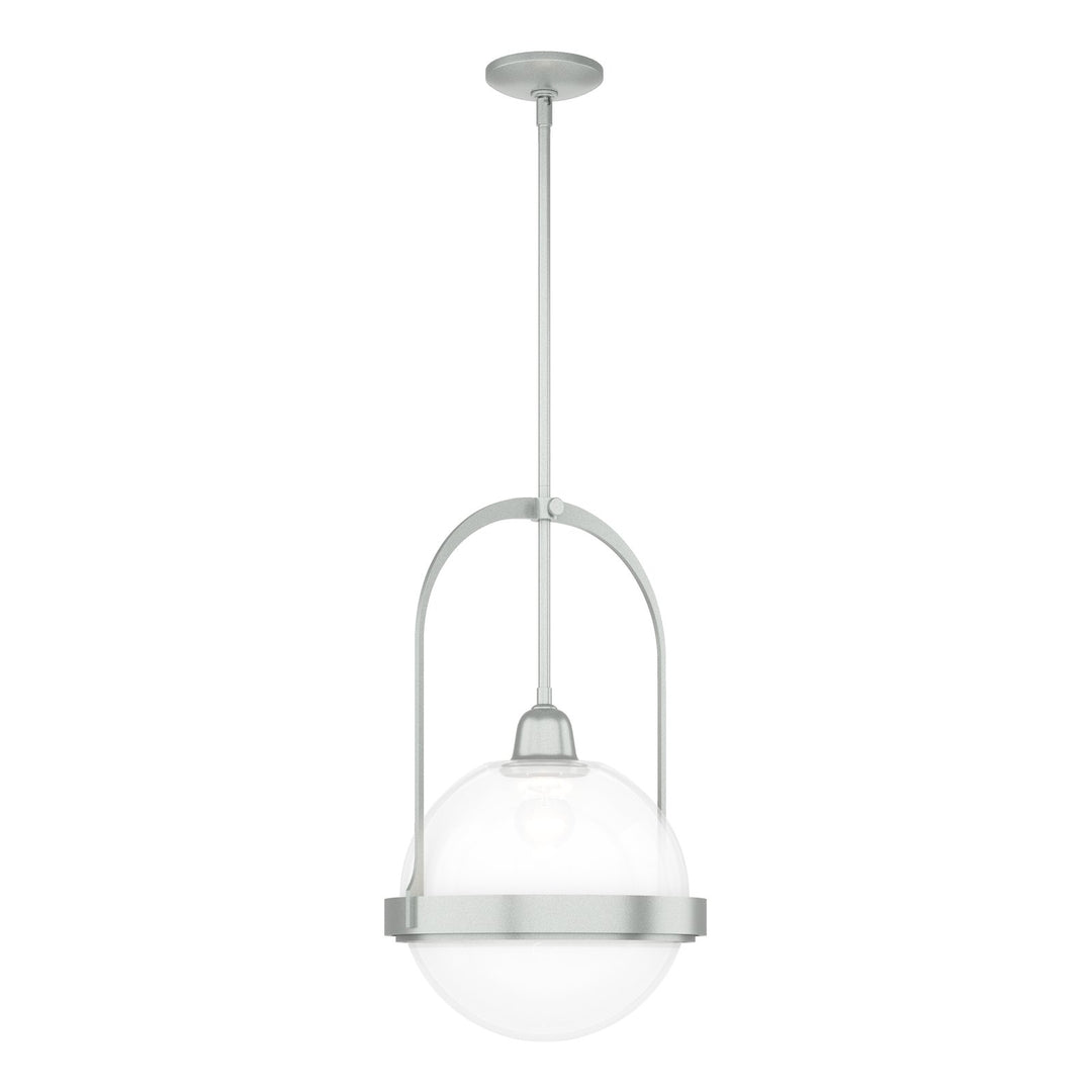 Atlas Pendant Mini-Pendants Hubbardton Forge Vintage Platinum 13.9x13.4x27.2 Opaline (WF)