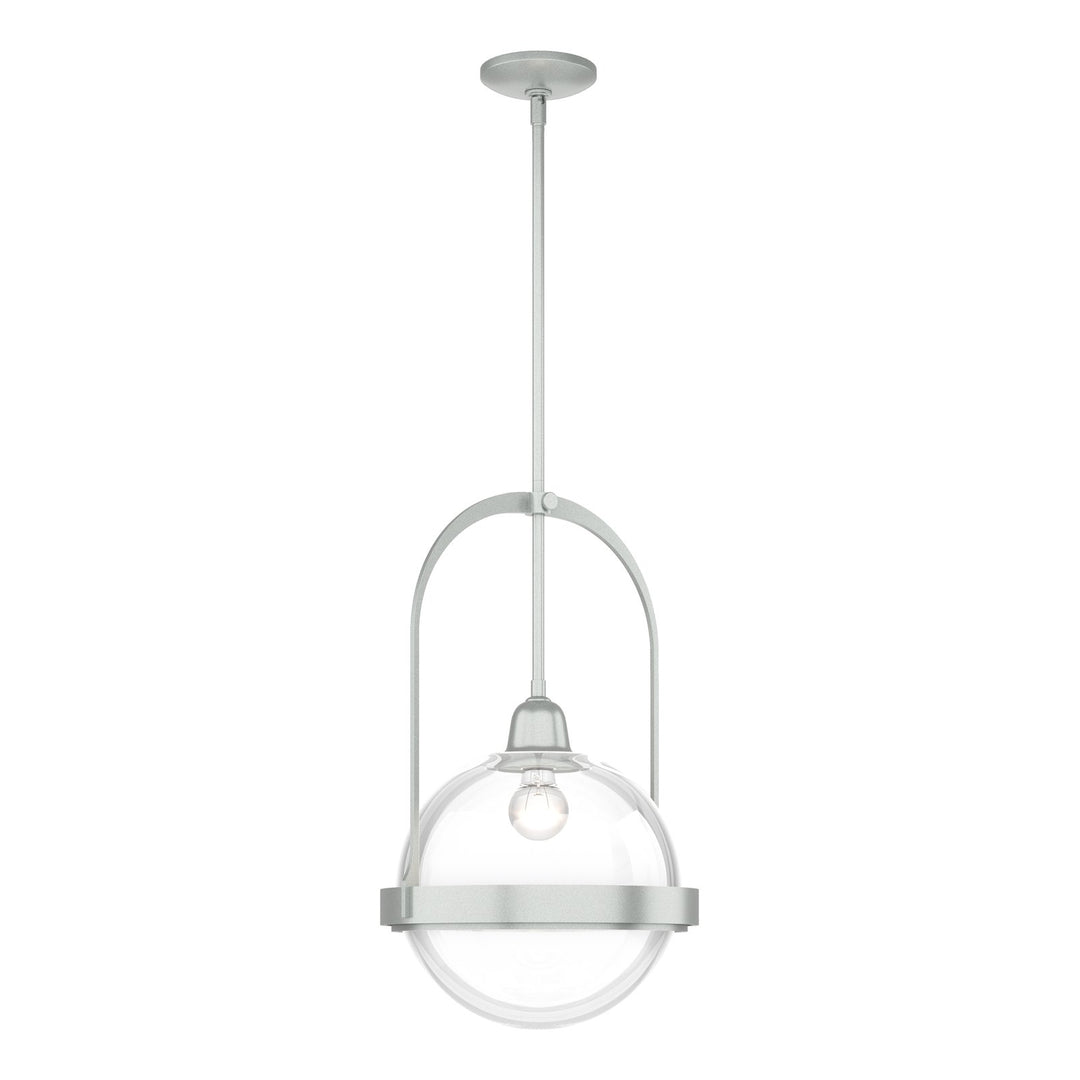 Atlas Pendant Mini-Pendants Hubbardton Forge Vintage Platinum 13.9x13.4x27.2 Clear Glass (ZM)